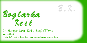 boglarka keil business card